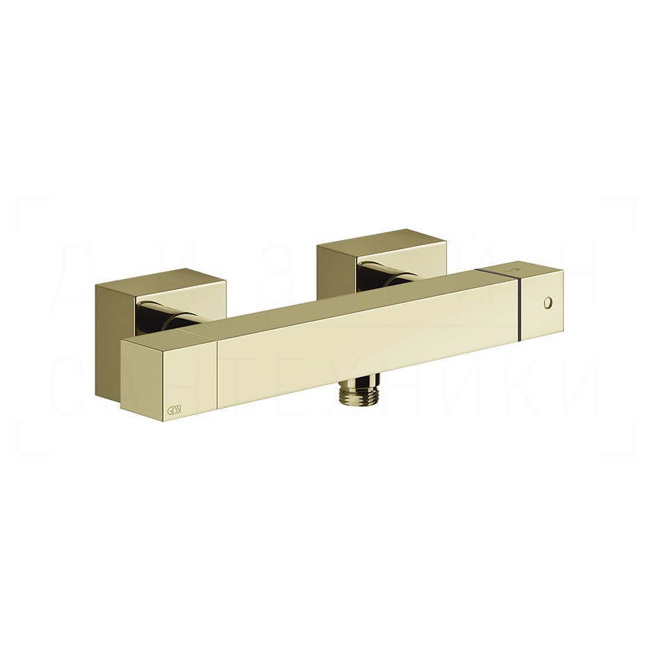 Gessi Rettangolo Термостат для душа, без излива и душевого гарнитура, цвет: brass PVD 19431#710