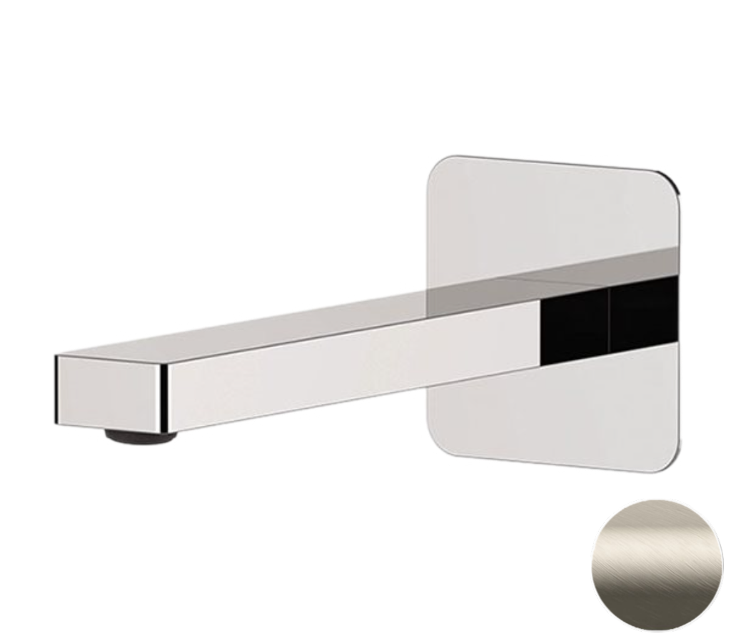Remer Slash & Dot Излив настенный 18,5 см, цвет: visual inox 91SLXV