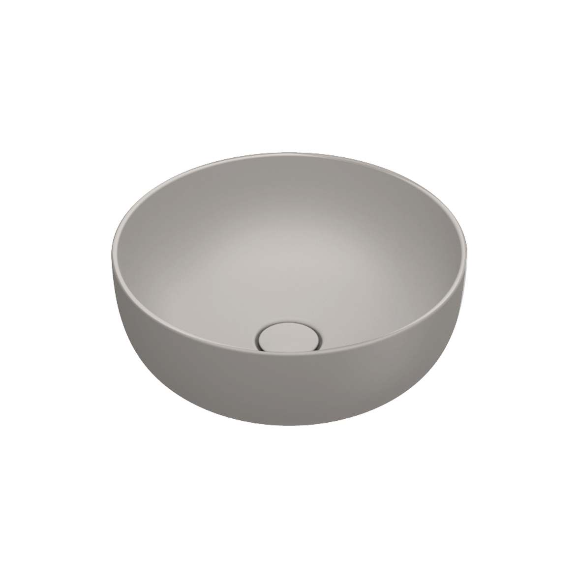 Catalano Sfera Раковина чаша d42x16h см, без перелива, покрытие Cataglaze, цвет: tortora матовый 0523430032