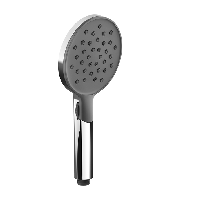 Gessi Origini Душевая лейка 3 режима струи с круглым переключателем, цвет: matte black 47350#299