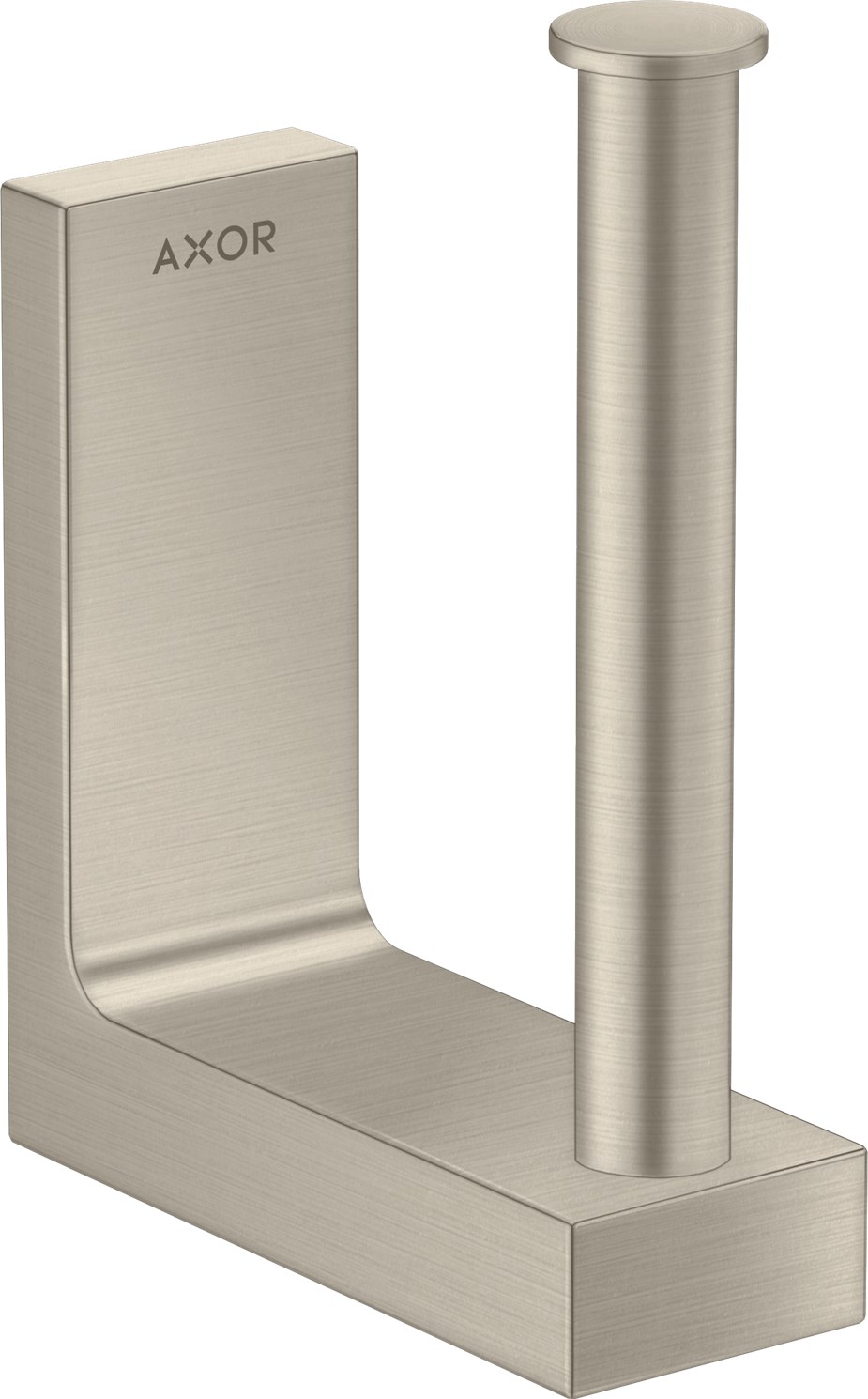 Axor Universal Rectangular Держатель запасного рулона, подвесной, цвет: шлифованный никель 42654820