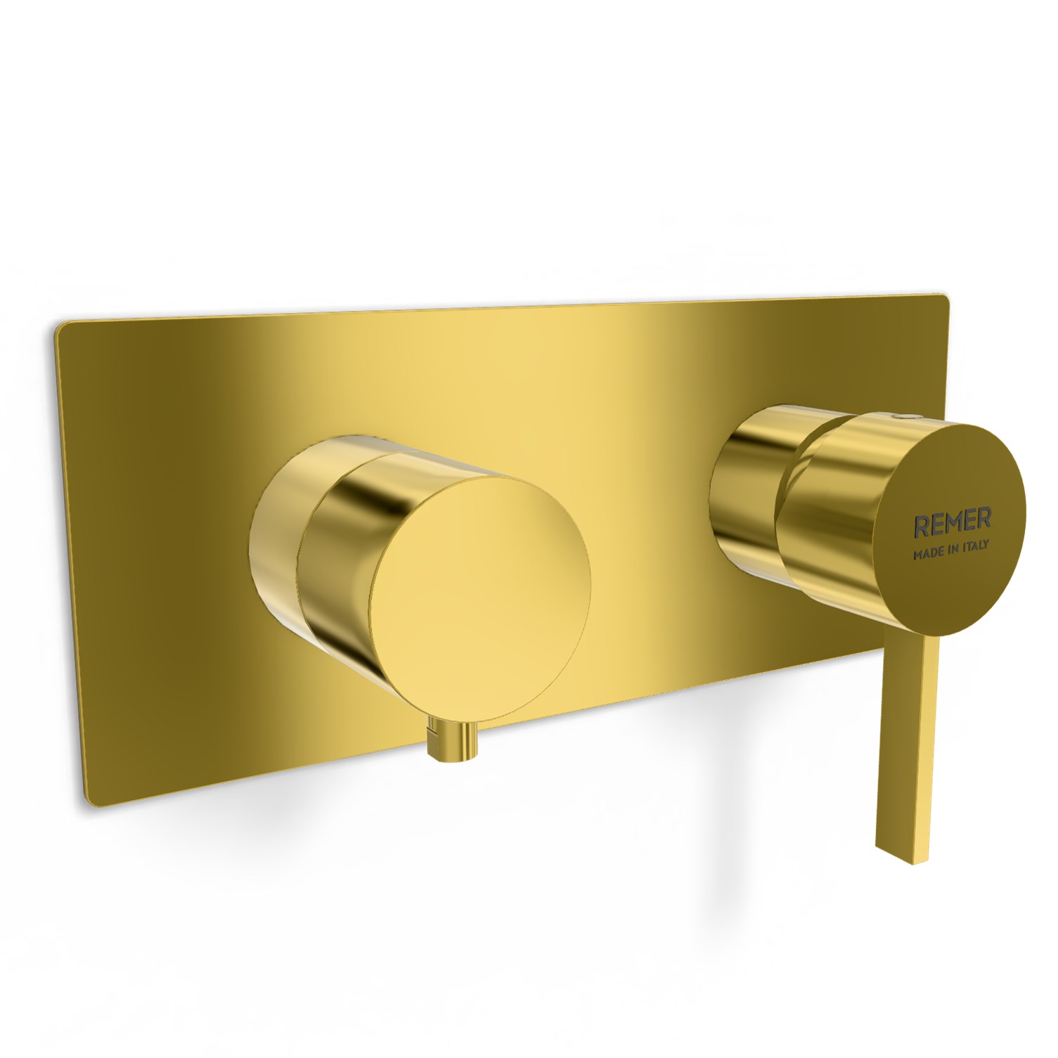 Remer Metrica Смеситель для душа встраиваемый, 3 потребителя цвет: oro lucido MC93ZWBDO
