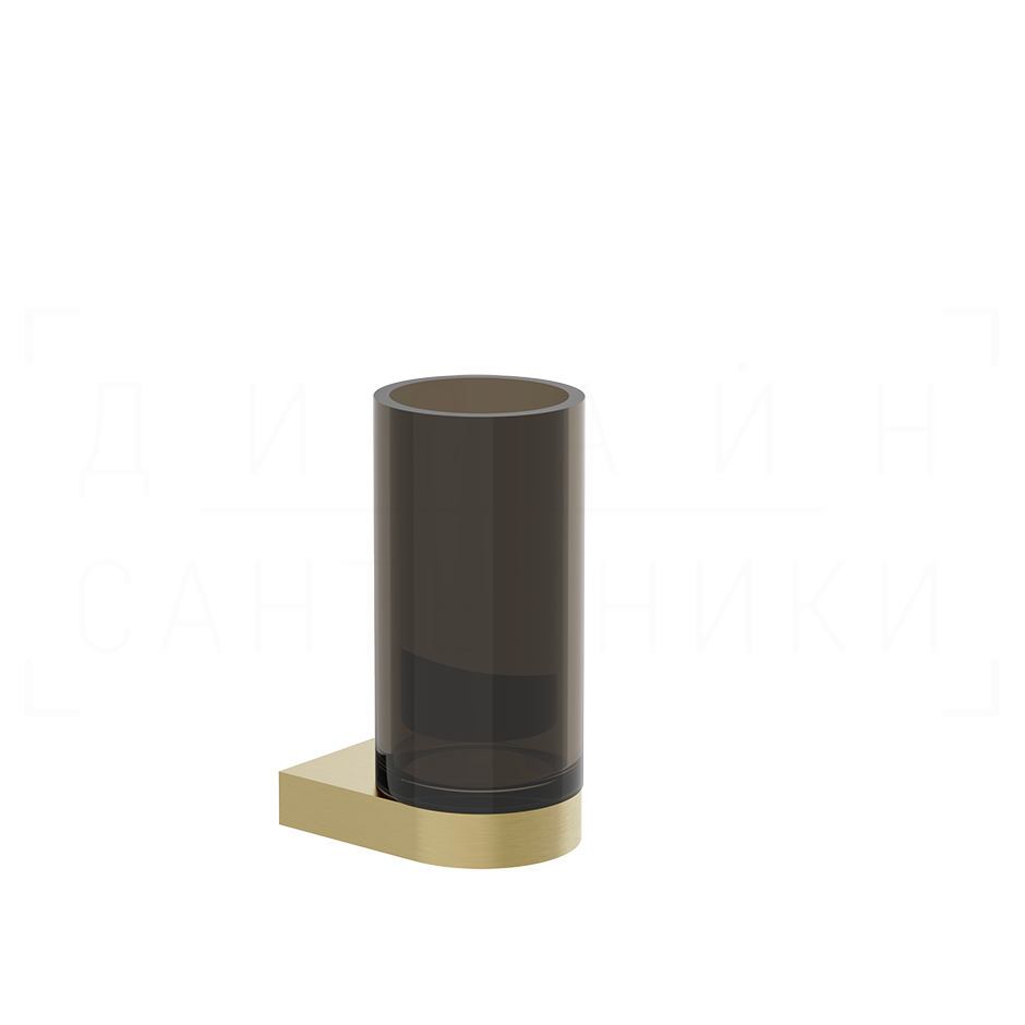 Gessi Perle Стакан подвесной, стеклянный, цвет: brushed brass PVD 74816#727