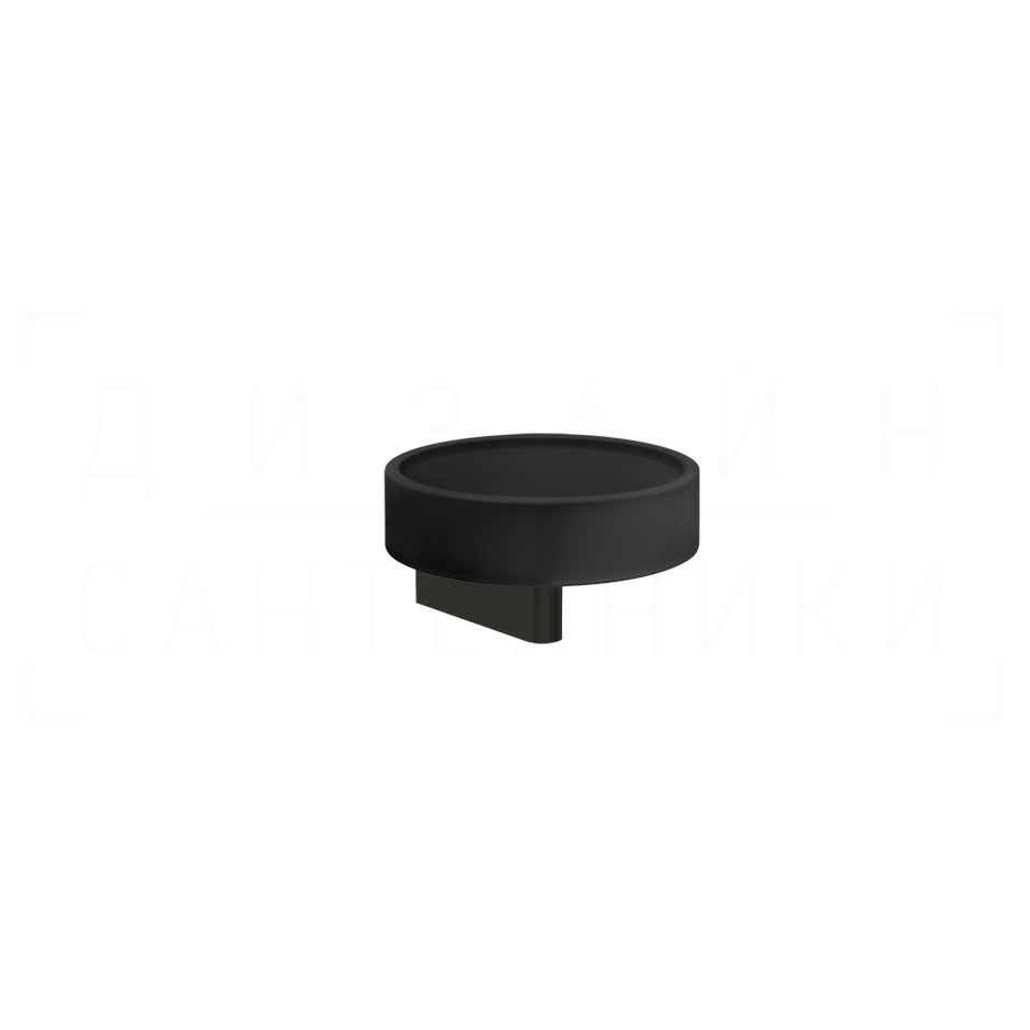 Gessi Origini Мыльница с керамической чашей Neolite, подвесная, цвет: black/aged bronze 66402#187