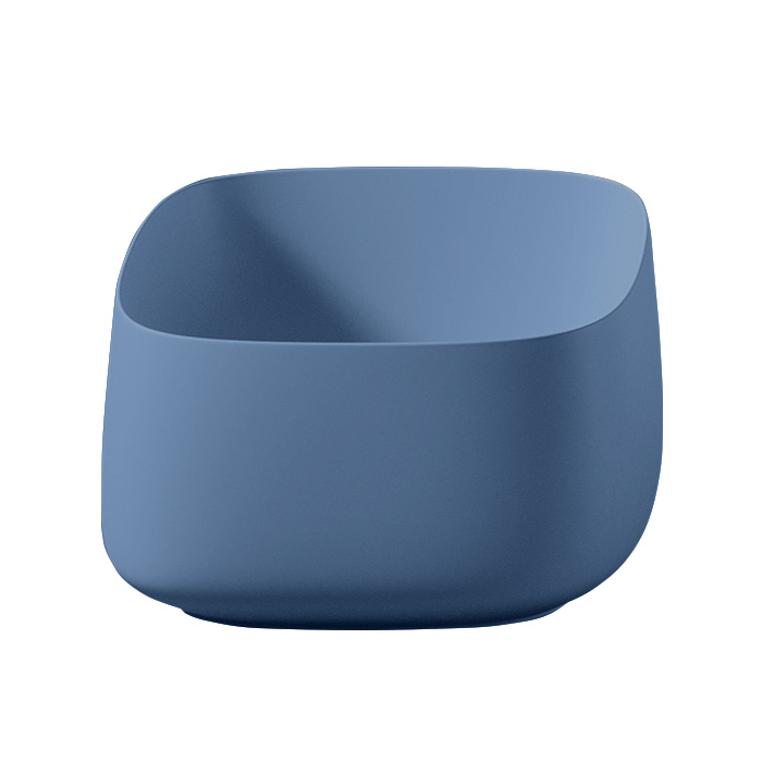 ArtCeram Cognac Раковина чаша 43x43x22h см, без перелива, покрытие Saniglaze, цвет: blue avio COL006 38 00