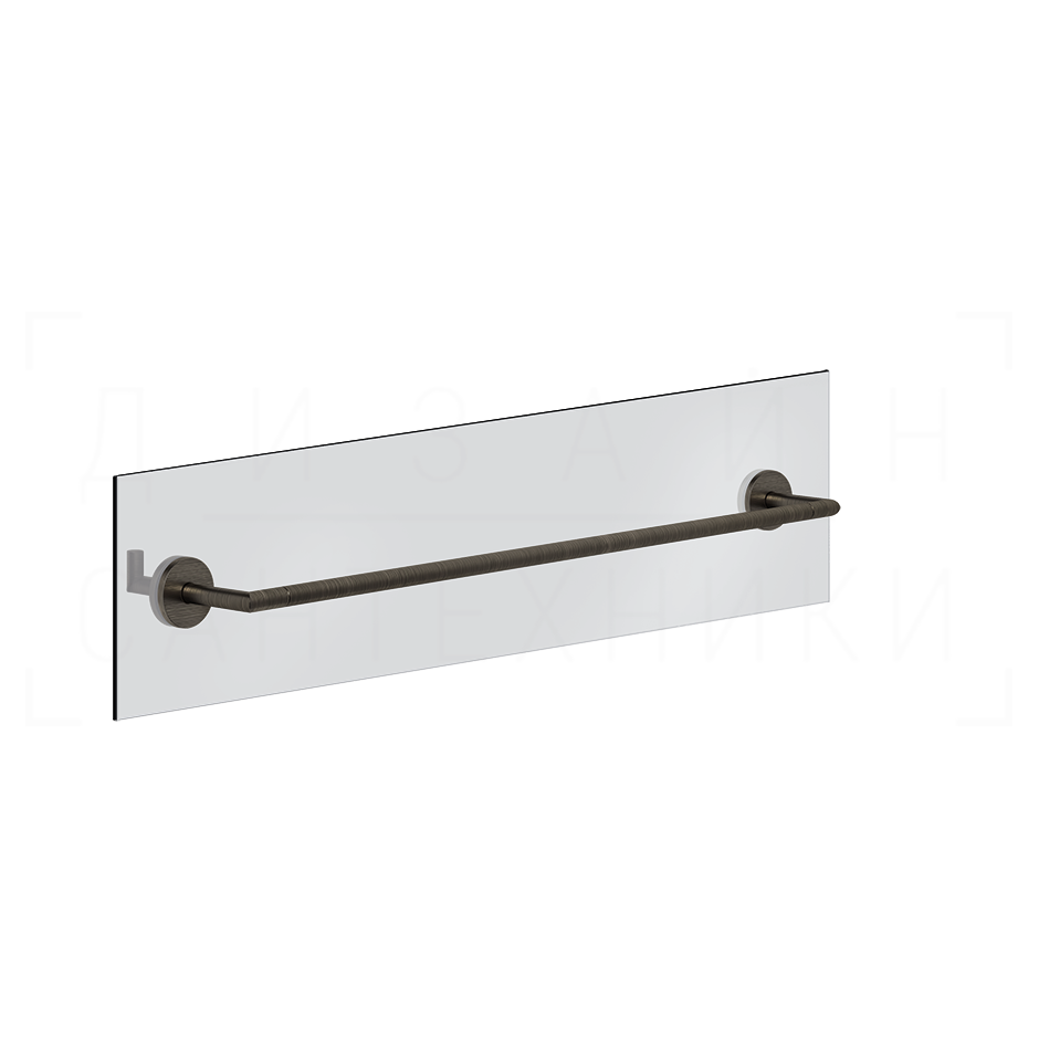 Gessi Ventaglio Полотенцедержатель для крепления на стекло 65 см, цвет: aged bronze 63728#187