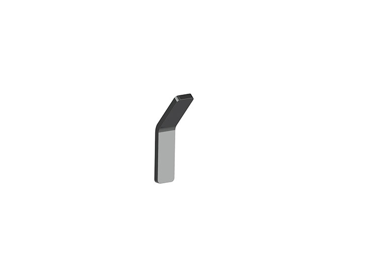 Almar Accessories Крючок для ванной, одинарный, цвет: chrome E310001.CR