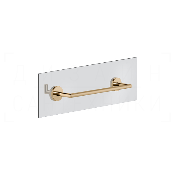 Gessi Ventaglio Полотенцедержатель для крепления на стекло 30 см, цвет: warm bronze PVD 63724#735