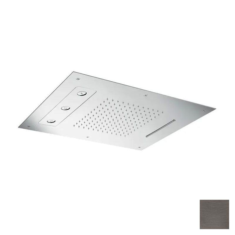 Almar Rectangular Потолочный душ 63х48 см встраиваемый, 3 режима, цвет: PVD brushed gun metal E044189.GM
