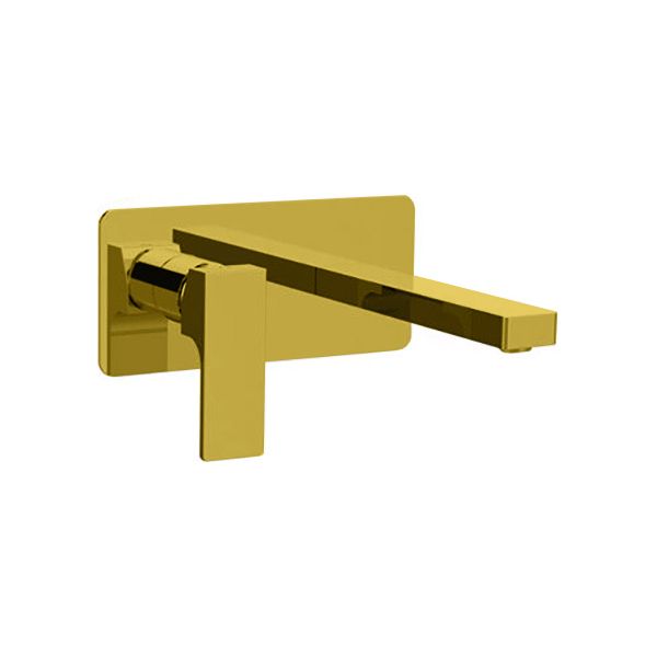Remer Absolute Смеситель для раковины встраиваемый, излив 20 см, цвет: oro spazzolato AU15BG
