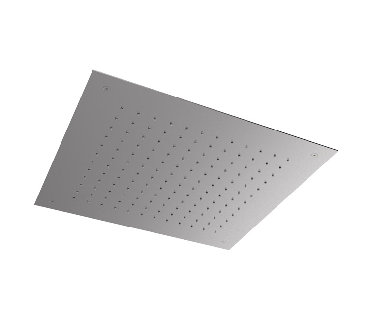 Almar Square 500 Потолочный душ 49,8х49,8 см, встраиваемый, 1 режим, цвет: brushed stainless steel E044024.316