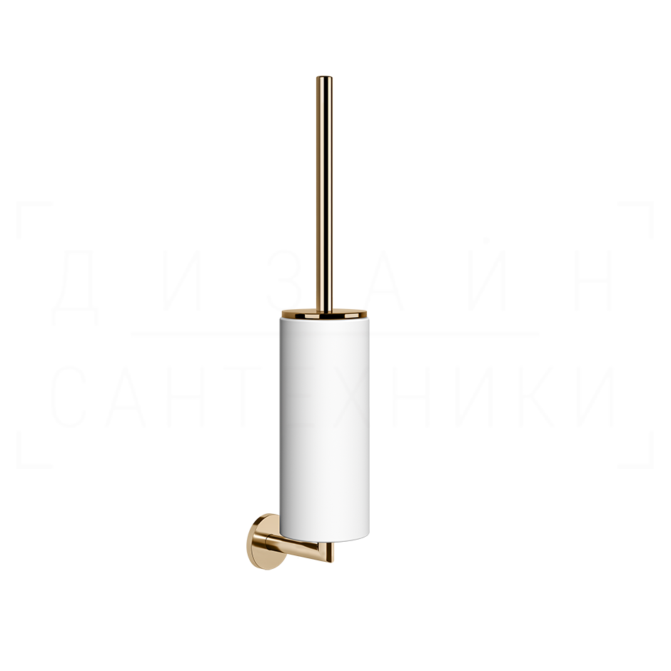 Gessi Ventaglio Ершик для унитаза подвесной, колба Neolite, цвет: white/warm bronze PVD 63619#735