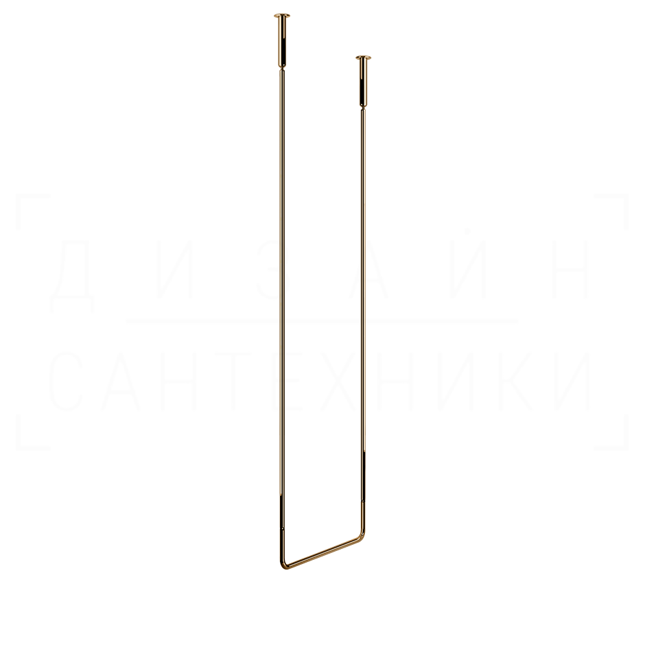Gessi Goccia Полотенцедержатель потолочный 46,4x160h см, подвесной, цвет: warm bronze PVD 38144#735