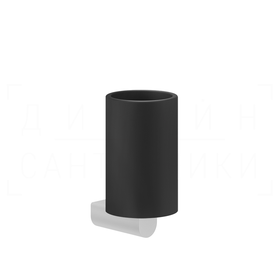 Gessi Rilievo Стакан подвесной, керамический Neolite, цвет: black/matte white 59508#279