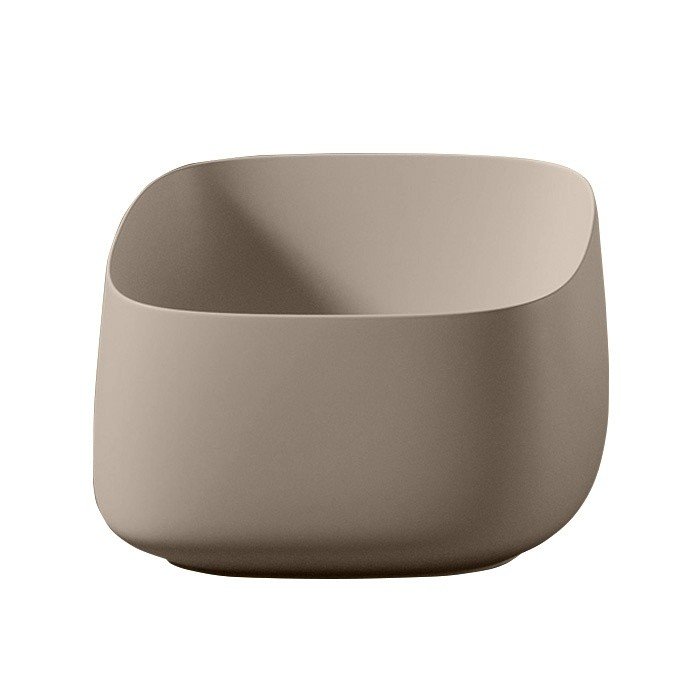 ArtCeram Cognac Раковина чаша 43x43x22h см, без перелива, покрытие Saniglaze, цвет: brown matera COL006 41 34