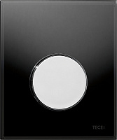 Tece Loop Кнопка смыва для писсуара, стекло, цвет: черный/хром глянцевый 9242656