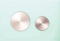 Tece Loop Кнопка смыва для унитаза, без панели с покр. от отпечатков, пластик, цвет: сталь, сатин 9240669