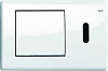 Кнопка смыва Tece Planus 6 V-Batterie  белая 9240361