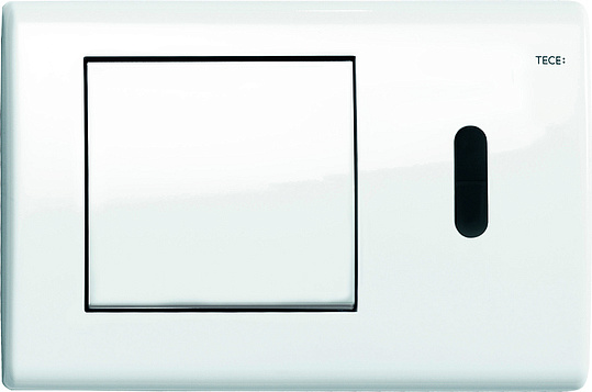 Кнопка смыва Tece Planus 6 V-Batterie  белая 9240361