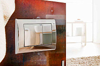 Tece Planus Кнопка смыва для унитаза, металл, цвет: хром глянцевый 9240321