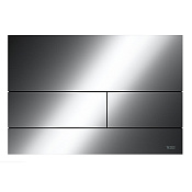 Tece Square Панель смыва для унитаза с 2 клавишами, цвет PVD Polished Black Chrome 9240837