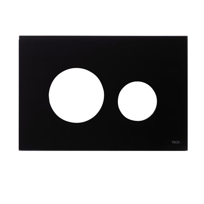 Tece Loop Кнопка смыва для унитаза, внешняя панель без клавиш, стекло, цвет: черный Alape и Emco 9240674