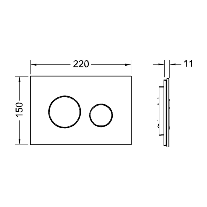 Tece Loop Панель стекло, цвет белый, кл. белая 9820169