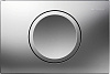 Geberit Delta 11 Кнопка смыва для интсалляции, пластик, 1 режим, цвет: хром матовый 115.120.46.1