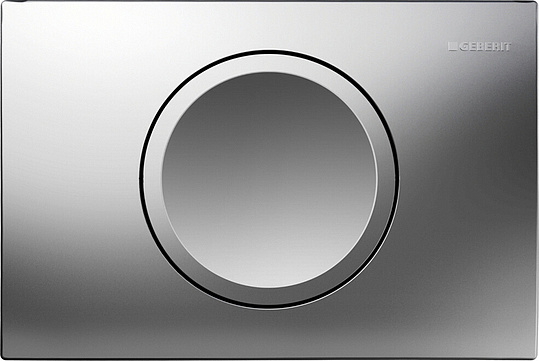 Geberit Delta 11 Кнопка смыва для интсалляции, пластик, 1 режим, цвет: хром матовый 115.120.46.1