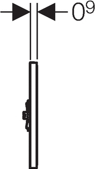 Geberit Sigma 01 Hytronic Кнопка смыва для писсуара электронная, от сети, цвет: хром глянцевый 116.021.21.5