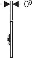 Geberit Sigma 01 Hytronic Кнопка смыва для писсуара электронная, от сети, цвет: хром глянцевый 116.021.21.5