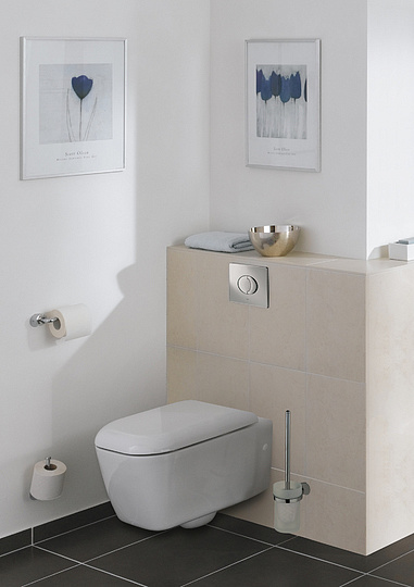 Grohe Skate Air Кнопка смыва для унитаза, 2 режима, пластик, цвет: матовый хром 38506P00