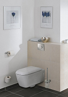 Grohe Skate Air Кнопка смыва для унитаза, 2 режима, пластик, цвет: матовый хром 38506P00