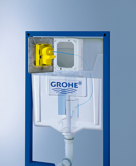 Grohe Arena Cosmopolitan Кнопка смыва для унитаза, 2 режима, пластик, цвет: матовый хром 38844P00