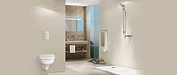 Grohe Arena Cosmopolitan Кнопка смыва для унитаза, 2 режима, пластик, цвет: матовый хром 38844P00