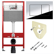 Tece Base Система инсталляции для унитазов 4 в 1 с кнопкой смыва, цвет: хром 9400412
