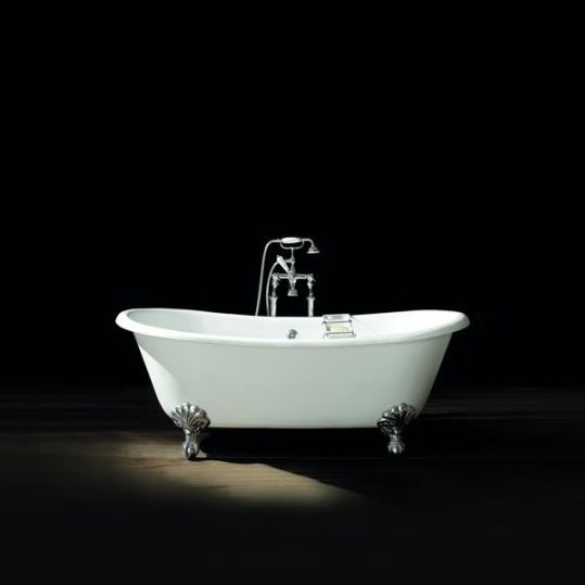 Чугунная ванна Devon&Devon Admiral ножки золото 2MRADMIRALOTDD