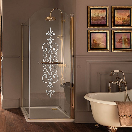 Чугунная ванна Devon&Devon Admiral ножки золото 2MRADMIRALOTDD