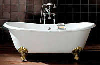Чугунная ванна Devon&Devon Admiral ножки золото 2MRADMIRALOTDD