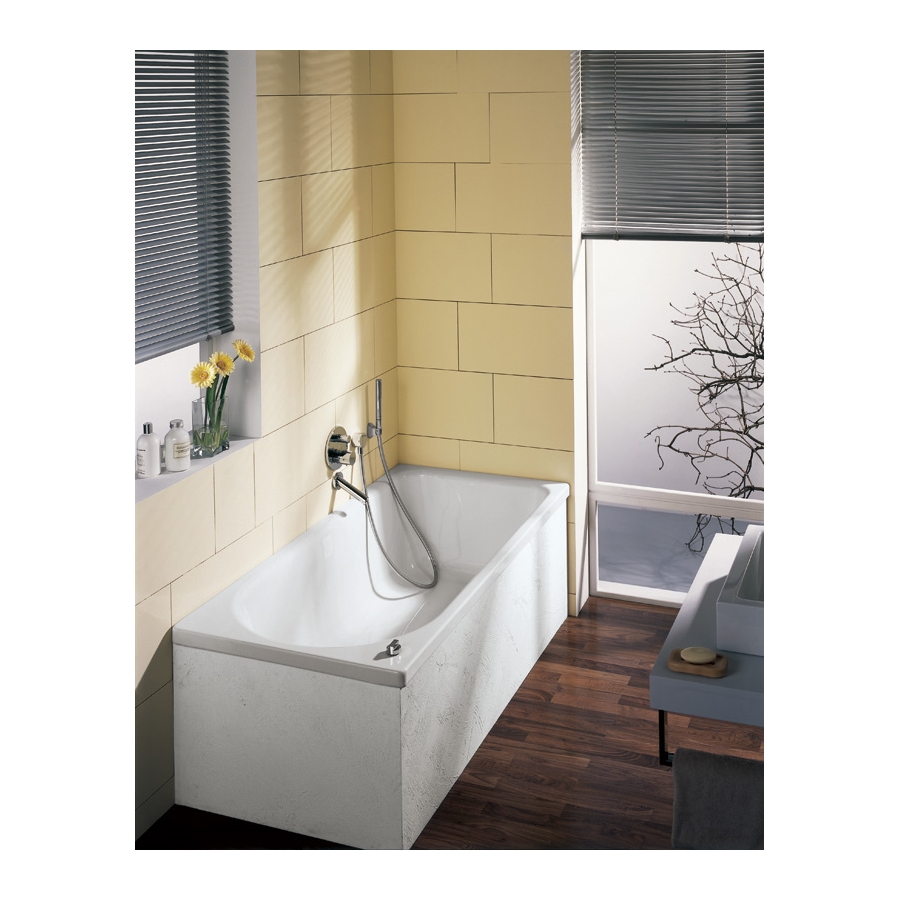 Bette Ocean Ванна стальная встраиваемая 170x80 см, с шумоизоляцией, цвет: белый 8765-000