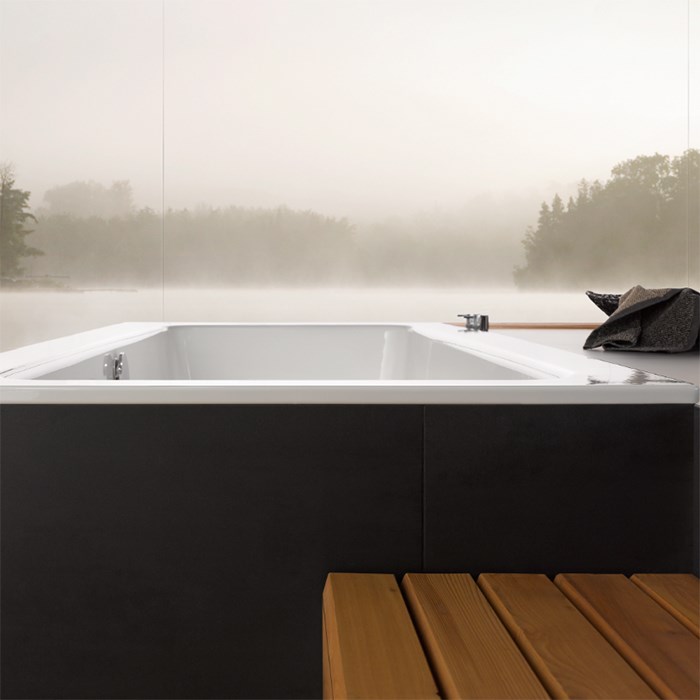 Bette One Ванна стальная встраиваемая 180x80 см, с шумоизоляцией, цвет: белый 3313-000