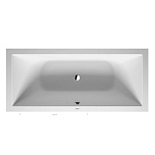 Duravit DuraSquare Ванна прямоугольная встраиваемая 180x80 cм, с ножками, цвет белый 700426000000000