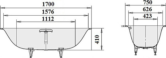 Kaldewei Silenio 674 Стальная ванна с покрытием Easy-Clean 267400013001