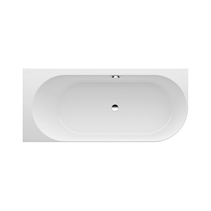 Laufen Pro Ванна 180x80 см, угловая левая без слива-перелива Marbond белая 2.4495.6.000.000.1