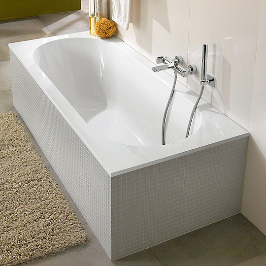 Villeroy & Boch Oberon Ванна из Quaril 160х75 см, цвет Аlpin UBQ160OBE2V-01