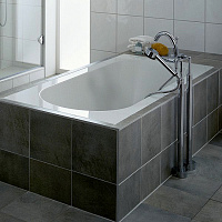 Villeroy & Boch Oberon Ванна из Quaril 160х75 см, цвет Аlpin UBQ160OBE2V-01