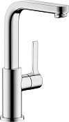 Hansgrohe Metris S Смеситель для раковины, с донным клапаном, цвет: хром 31159000