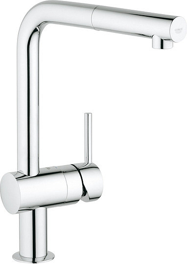 Grohe Minta Смеситель для кухни, с выдвижным изливом, цвет: хром 32168000