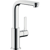 Hansgrohe Metris S Смеситель для раковины, с донным клапаном, цвет: хром 31161000