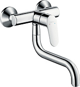 Hansgrohe Focus M41 Смеситель для кухонной мойки настенный однорычажный, цвет: хром 31825000